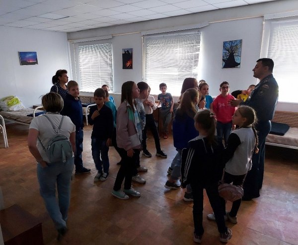 В Усинске дети побывали на экскурсии в 35-ПСЧ