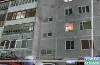 В Усинске горела квартира на улице Молодежная