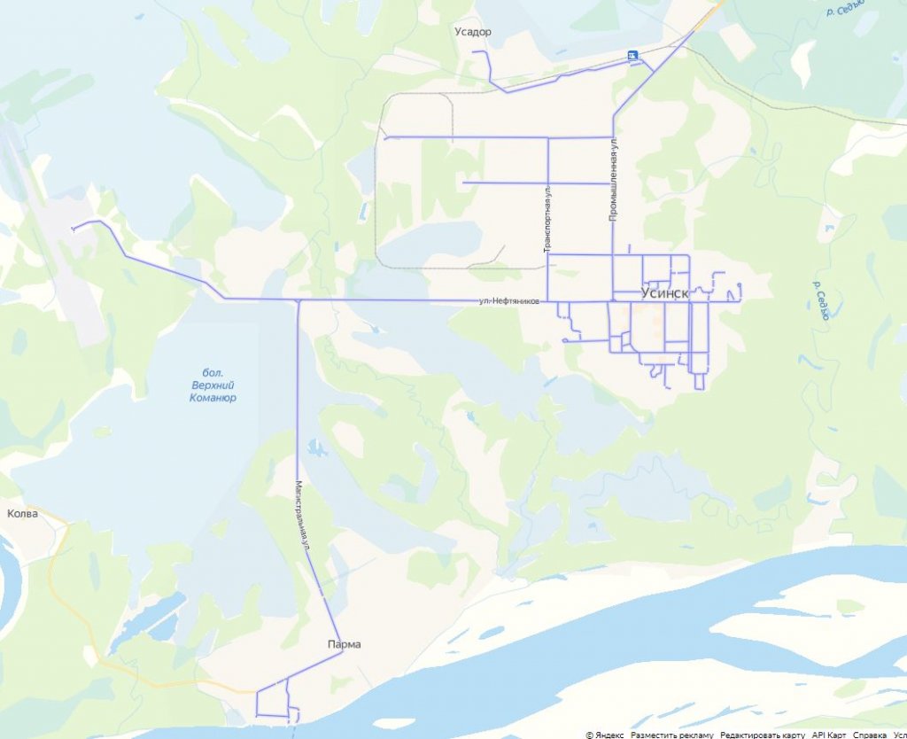 По Усинску можно прогуляться с помощью Яндекса » УСИНСК.ин - информационный  городской сайт
