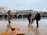 Возложением цветов усинцы почтили память павших в Великой Отечественной войне
