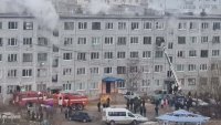 В Усинске загорелось общежитие
