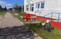 В детском саду села Усть-Уса обустраивается территория творчества и развития
