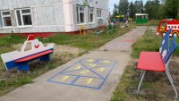 В детском саду села Усть-Уса оборудована территория творчества и развития