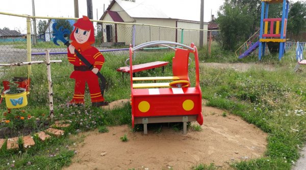 В детском саду села Усть-Уса оборудована территория творчества и развития