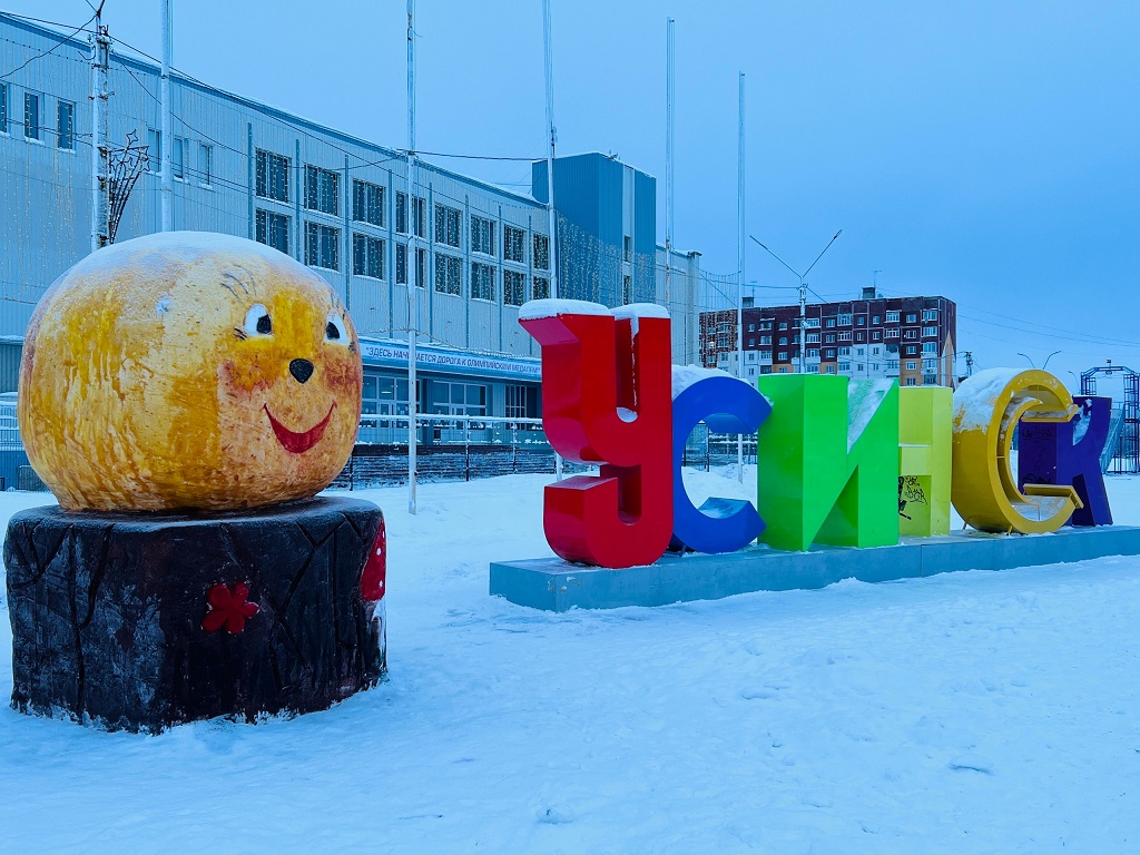 В Усинске создали снежные фигуры | 19.12.2022 | Усинск - БезФормата