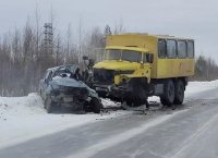 На многострадальной харьягинской трассе произошло смертельное ДТП На многострадальной харьягинской трассе произошло смертельное ДТП
