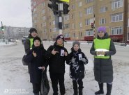 Усинский родительский патруль провел акцию "Засветись" Усинский родительский патруль провел акцию "Засветись"