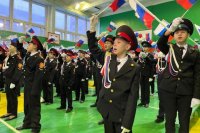 В Усинске прошла 18-я торжественная церемония посвящения в кадеты и кадеты МВД В Усинске прошла 18-я торжественная церемония посвящения в кадеты и кадеты МВД