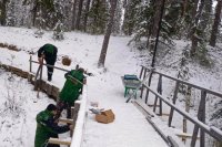 На «Тропе здоровья» стало комфортнее и безопаснее На «Тропе здоровья» стало комфортнее и безопаснее