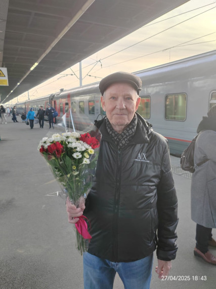 Усинский ветеран отправился в город-герой Санкт-Петербург Усинский ветеран отправился в город-герой Санкт-Петербург