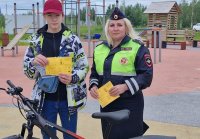 Акция «Лето без ДТП» прошла в Усинске Акция «Лето без ДТП» прошла в Усинске