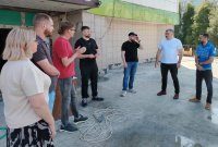 Проверили ход ремонтных работ кинотеатра Проверили ход ремонтных работ кинотеатра