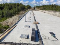 На дороге Усинск – Нарьян-Мар ремонтируют мост через реку Турунъель На дороге Усинск – Нарьян-Мар ремонтируют мост через реку Турунъель